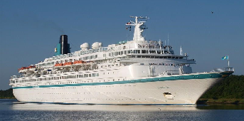 Cruise Vessel in Mauritius